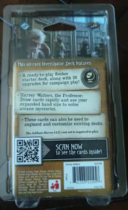 Arkham Horror The Card Game. Harvey Walters Investigator Starter Deck. Sealed - Image 2