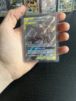 Umbreon & Darkrai GX SM241 TAG TEAM Full Art Promo Holo Pokemon Card - Image 1