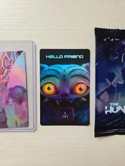 McDonald's Kpop Demon Hunter Foil Photo Card - Rumi & Jinu - Holographic RARE!! - Image 3