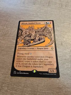 Miirym, Sentinel Wyrm NM SHOWCASE Commander Legends: Battle Baldur's Gate NICE!! - Image 1