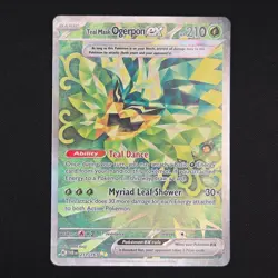Pokemon TCG Card Teal Mask Ogerpon Ex 211/167 Twilight Masquerade SIR Holo - NM - Image 1