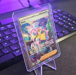 Pokemon TCG Iono Paldean Fates Holo Card 237/091 Special Illustration Rare - Image 3
