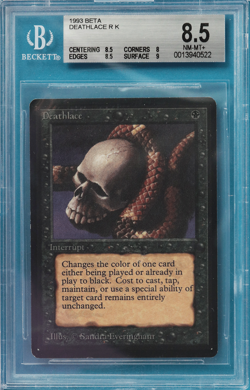 Deathlace Beta PLD Black Rare Graded BGS 8.5 CARD (ID# gb0013940522) ABUGames - Image 1