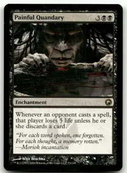 Painful Quandary #73 (NM) Scars of Mirrodin SOM Magic MTG - Image 1