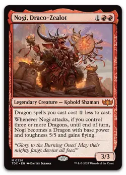 Nogi, Draco-Zealot #226 (NM) Tarkir Dragonstorm TDC Magic MTG - Image 1