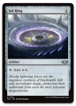 Sol Ring #106 (NM) Tarkir Dragonstorm TDC Magic MTG - Image 1