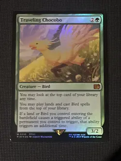 Traveling Chocobo #210 FOIL Mythic Rare - MTG Final Fantasy FIN - NM / Unplayed - Image 1