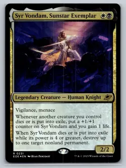 Syr Vondam, Sunstar Exemplar Edge of Eternities Foil - Image 1