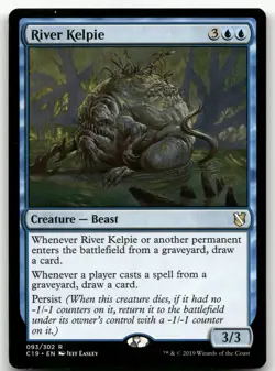 River Kelpie #93 (NM) Commander 2019 C19 Magic MTG - Image 1