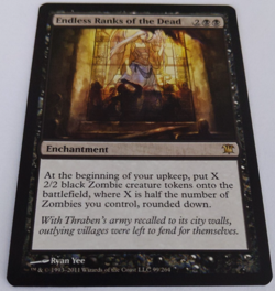 MTG Endless Ranks of the Dead | Innistrad | NM | Black Enchantment Zombie - Image 2