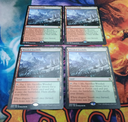 4x Wooded Foothills Khans of Tarkir Normal MTG 249 LP - Image 1