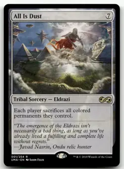All Is Dust #1 (NM) Ultimate Masters UMA Magic MTG - Image 1