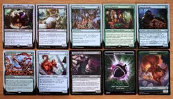 Set of 10 Different Squirrel Creatures & Spells *NM* Magic MTG Unstable Earl of - Image 1