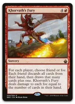 Khorvath's Fury #59 (NM) Battlebond BBD Magic MTG - Image 1