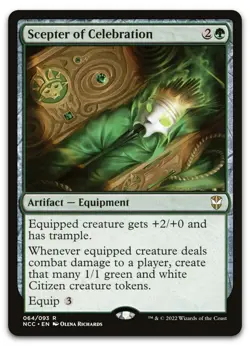 Scepter of Celebration #64 (NM) Streets New Capenna NCC Magic MTG - Image 1