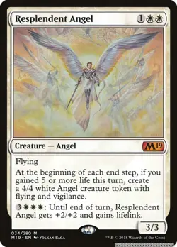 Resplendent Angel [M19 - 34] - NM [Normal] TCG MTG - Image 1