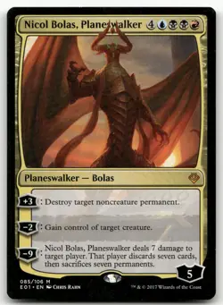 Nicol Bolas, Planeswalker #85 (LP) Archenemy Nicol Bolas AC2 Magic MTG - Image 1