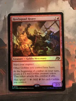 MTG Howlsquad Heavy FOIL Aetherdrift DFT 0134 Rare NM - Image 1