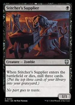 1x Stitcher's Supplier - Ripple Foil NM-Mint, English Commander: Modern Horizons - Image 1