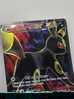 Umbreon EX - 119/124 - Pokemon Card XY Fates Collide Full Art Ultra Rare NM-/LP+ - Image 2