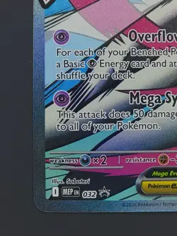Mega Gardevoir ex 032 Black Star Promo Pokemon TCG Mega Attack Rare Near Mint - Image 4