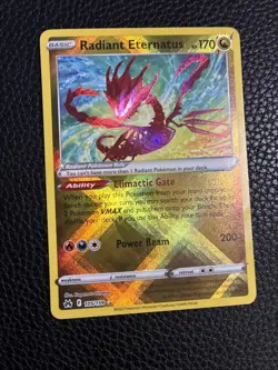 Pokemon TCG Radiant Eternatus 105/159 Crown Zenith Ultra Rare Holo NM - Image 3