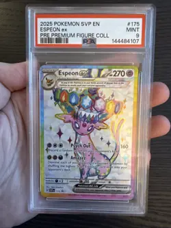 Espeon EX 175 Black Star Promo 2025 Pokemon Prismatic Evolutions PSA 9 Mint - Image 3