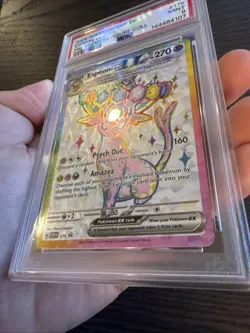Espeon EX 175 Black Star Promo 2025 Pokemon Prismatic Evolutions PSA 9 Mint - Image 4