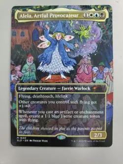 MTG Alela, Artful Provocateur Secret Lair Phoebe Wahl Borderless Mythic - Image 1