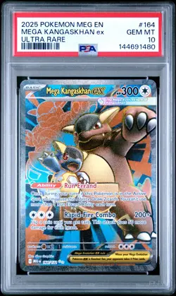 Pokemon Mega Kangaskhan EX 164/132 Secret Rare PSA 10 Gem Mint - Image 1