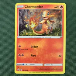 HD WHOLE SWIRL 🌀💫 Charmander SWSH092 Black Star Promo Nintendo Pokemon Card - Image 3