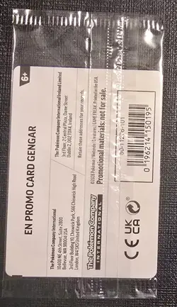 Gengar (Cosmos Holo) (Gamestop Exclusive) 050/088 Pokemon: POR Sealed Swirl - Image 2