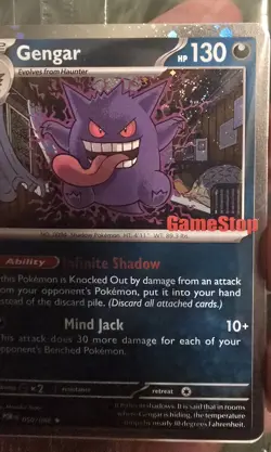 Gengar (Cosmos Holo) (Gamestop Exclusive) 050/088 Pokemon: POR Sealed Swirl - Image 3
