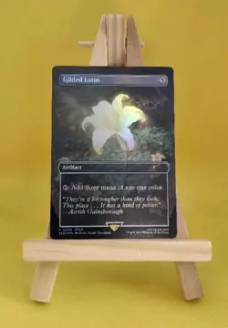 MTG Final Fantasy Secret Lair - Gilded Lotus - P0909 Rainbow Foil - Mint - Image 1