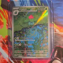 Pokemon Ivysaur Illustration Rare Full Art Holo 167/165 Scarlet & Violet 151 - Image 1