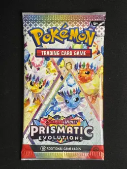 Pokemon Prismatic Evolution Booster Pack ( Quicksale, Small Stock ) - Image 1