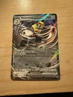 Melmetal ex 105/142 Double Rare Stellar Crown Pokemon NM - Image 1