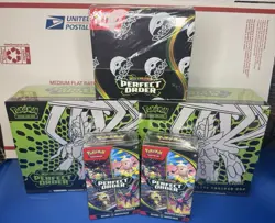 Pokemon Center Perfect Order 2 PC ETB, 1-Booster Box, 2 Booster Bundles IN HAND - Image 1