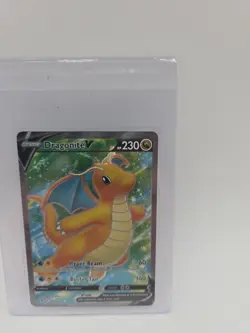 FULL ART Dragonite V ULTRA RARE 076/078 Pokemon GO Holo Foil Holographic - MP - Image 4