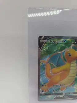 FULL ART Dragonite V ULTRA RARE 076/078 Pokemon GO Holo Foil Holographic - MP - Image 5