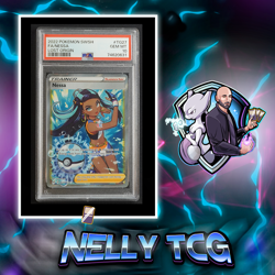 2022 Pokemon SWSH Lost Origin - Nessa Full Art Trainer #TG27 PSA 10 GEM MINT - Image 1