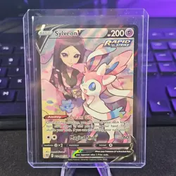 Pokemon SWSH Brilliant Stars Sylveon V Trainer Gallery #TG14/TG30 - Image 1