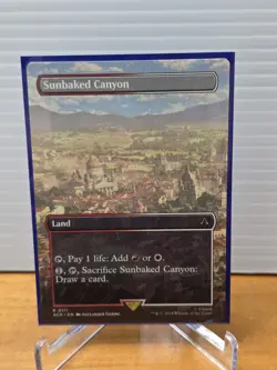 Sunbaked Canyon - Borderless #111 MTG Assassin's Creed - Image 1