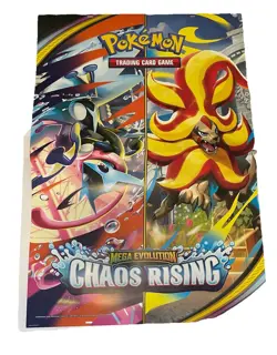 !!!EXCLUSIVE!!! Pokemon Mega Evolutions Chaos Rising BANNER. XL Display - Image 1