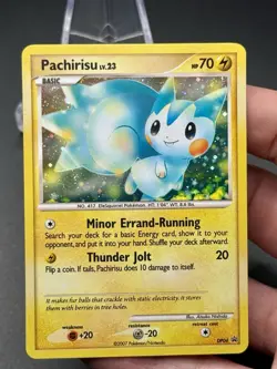 Pokemon TCG Diamond Pearl Promo Pachirisu DP04 Near Mint FAST SHIPPING - Image 2