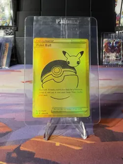 Pokemon Poke Ball SWSH146 Celebrations Full Art Gold Holofoil Promo SEALED - Image 1