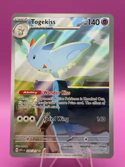 Togekiss 235/217 Pokemon TCG Ascended Heroes Illustration Rare Fresh Pull NM+ - Image 1