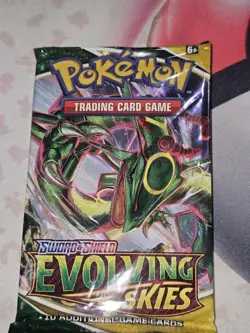 Pokemon Sword & Shield Evolving Skies Booster Pack Factory Sealed - Image 1