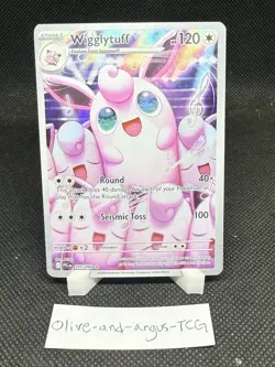 Pokemon Wigglytuff 105/094 Me02: Phantasmal Flames Illustration Rare - CLEAN - Image 1