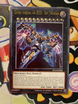 OP18-EN002 Divine Arsenal AA-ZEUS - Sky Thunder Ultimate Rare Yugioh - Image 1